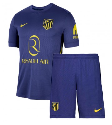 Atletico Madrid Antoine Griezmann #7 Udebanetrøje Børn 2025-26 Kortærmet (+ Korte bukser)